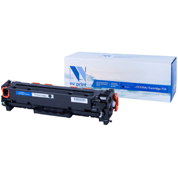 Картридж совм. NV Print CC530A/Canon 718 черный для HP CLJ CP2025/CM2320 CANON MF-8330/8350(3500стр)