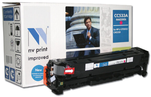 Картридж совм. NV Print CC533A/Canon 718 пурпурный для HP CLJ CP2025/CM2320 CANON MF-8330 (3500стр)