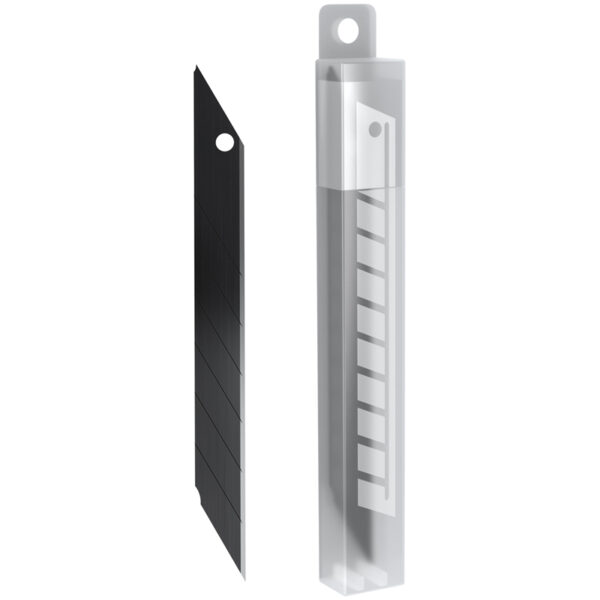Лезвия для канцелярских ножей Berlingo, 9мм, 5шт., черный цвет,  блистер, европодвес
