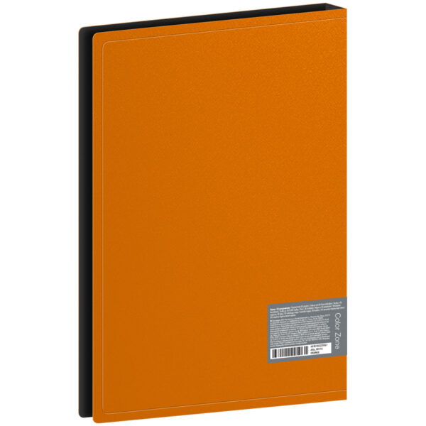 Папка с 80 вкладышами Berlingo "Color Zone", 30мм, 1000мкм, оранжевая