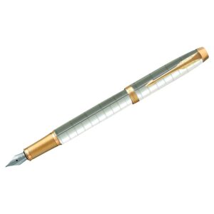 Ручка перьевая Parker "IM Premium Pearl GT" синяя, 0,8мм, подар. уп.