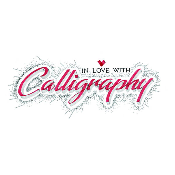 Ручка капиллярная Faber-Castell "Pitt Artist Pen Calligraphy" цвет 127 розовый кармин,  С=2,5мм, пишущий узел каллиграфический