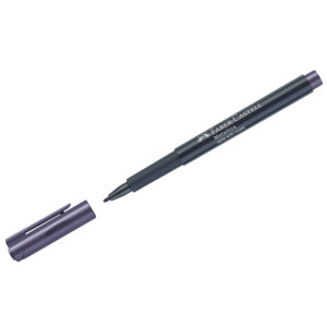 Маркер для декорирования Faber-Castell "Metallics", фиолетовый металлик, пулевидный, 1,5мм