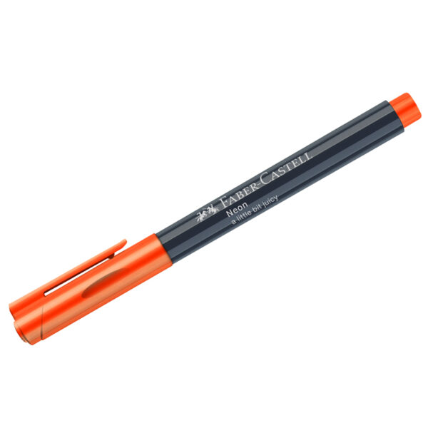 Маркер для декорирования Faber-Castell "Neon", оранжевый, пулевидный, 1,5мм