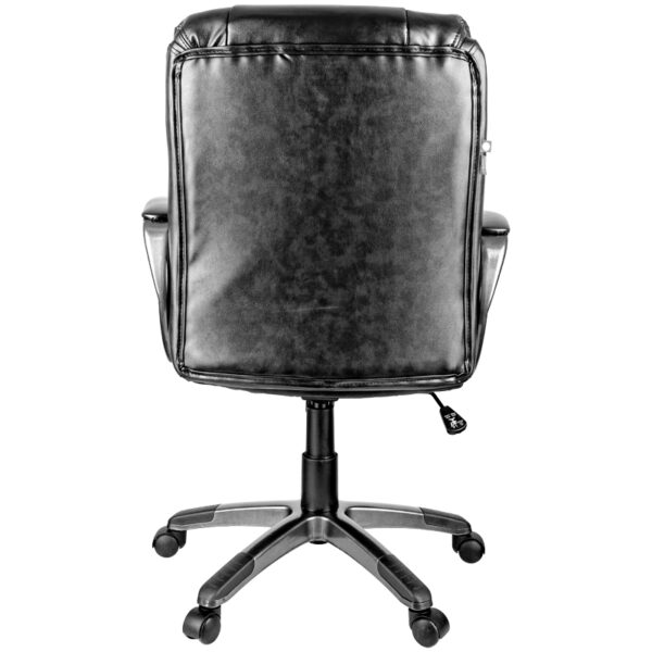 Кресло руководителя Helmi HL-E08 "Receipt", экокожа черная