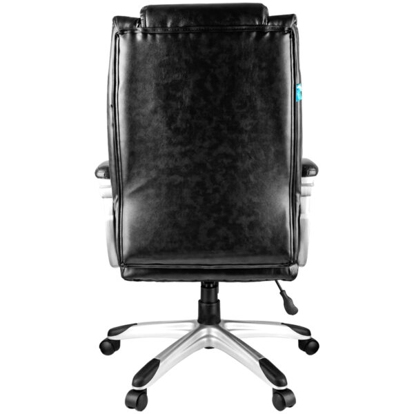 Кресло руководителя Helmi HL-E09 "Capital", экокожа черная