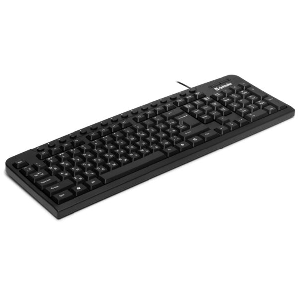 Клавиатура Defender Focus HB-470, мультимедийная, черный