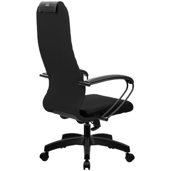 Кресло руководителя Метта SU-BP-10 PL, ткань-сетка черная №20, топ-ган (100/001)