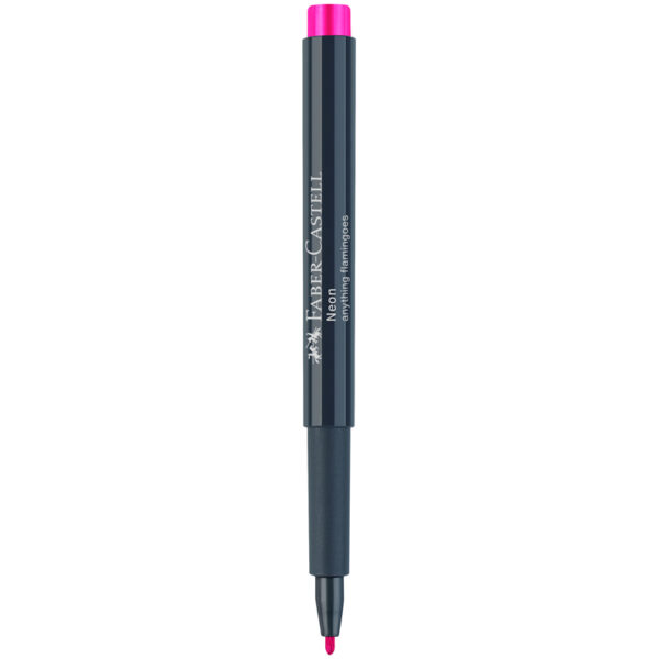 Маркер для декорирования Faber-Castell "Neon", цвет 128 ярко-розовый, пулевидный, 1,5мм