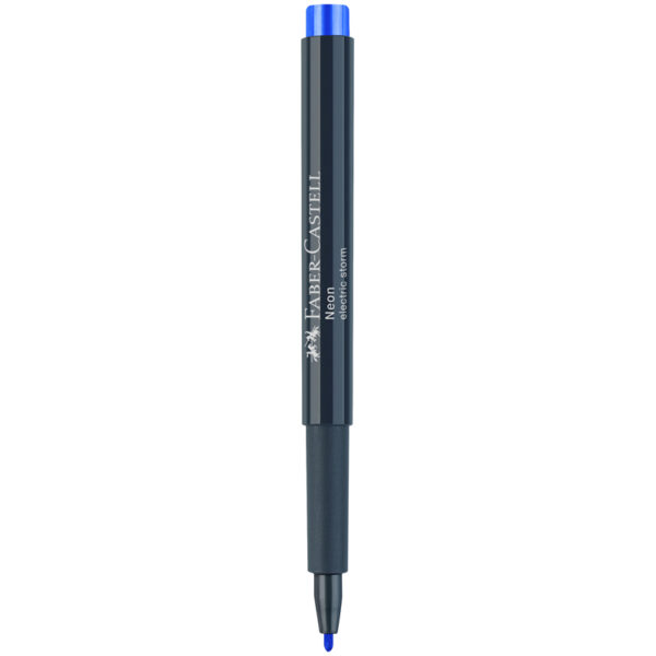 Маркер для декорирования Faber-Castell "Neon", цвет 151 ярко-синий, пулевидный, 1,5мм