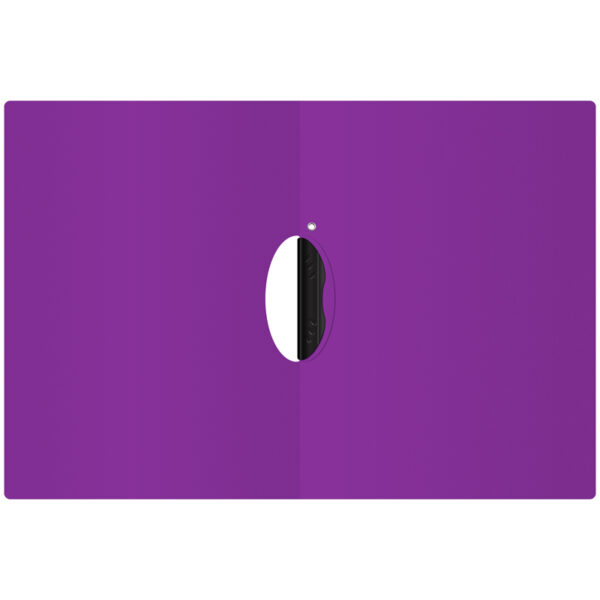 Папка с пластиковым клипом Berlingo "Color Zone" А4, 450 мкм, фиолетовая