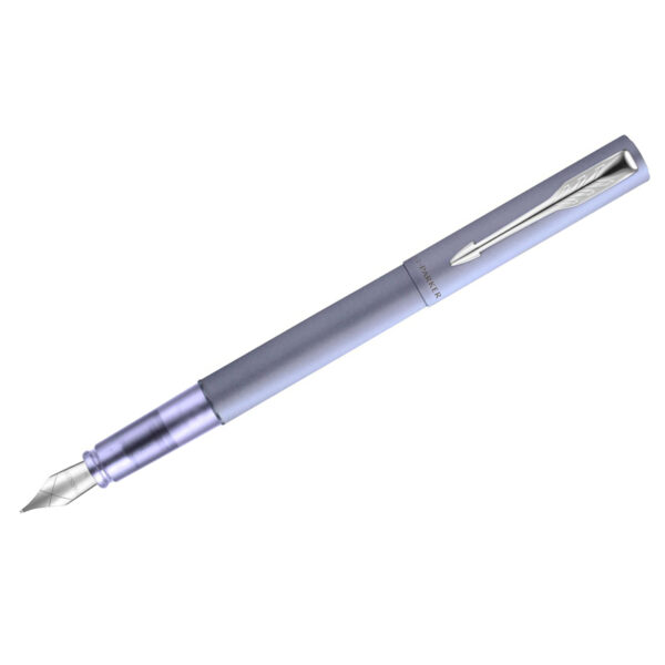 Ручка перьевая Parker "Vector XL Silver Blue" синяя, 0,8мм, подар. уп.