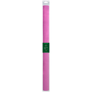 Бумага крепированная Greenwich Line, 50*250см, 32г/м2, розовая, в рулоне, пакет с европодвесом