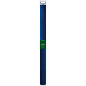 Бумага крепированная Greenwich Line, 50*250см, 32г/м2, темно-синяя, в рулоне, пакет с европодвесом