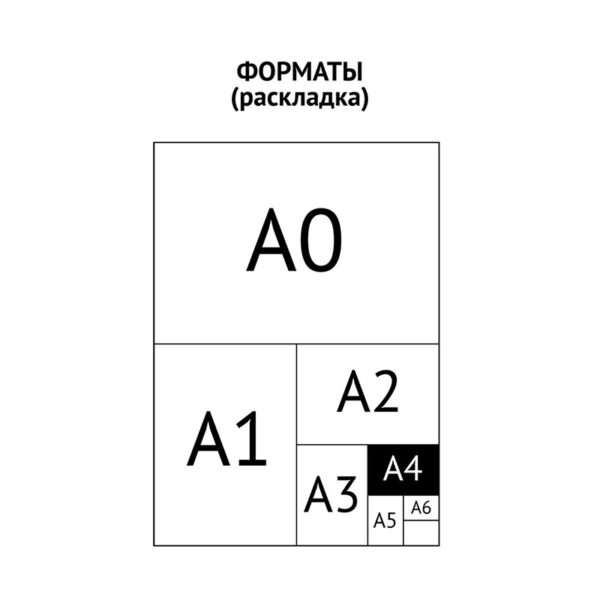 Альбом для черчения 40л., А4, ArtSpace, на склейке, блок 160г/м2