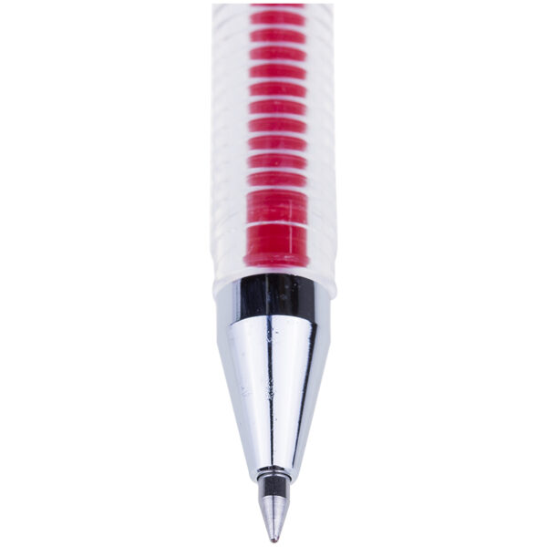 Ручка гелевая Crown "Hi-Jell" красная 0,5мм, штрих-код