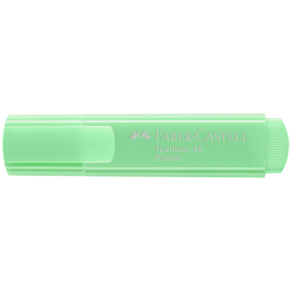 Текстовыделитель Faber-Castell "46 Pastel", светло-зеленый, 1-5мм