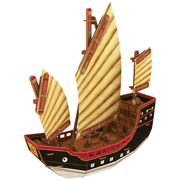 Модель для сборки из пенополистирола Rezark "Корабли. Китайский парусник", картонная коробка STH-006