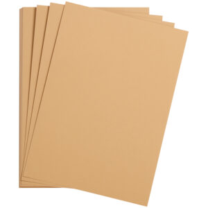 Цветная бумага 500*650мм., Clairefontaine "Etival color", 24л., 160г/м2, кэмел, легкое зерно, 30%хлопока, 70%целлюлоза