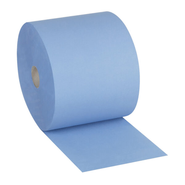 Протирочный материал в рулонах OfficeClean Professional, 2-слойный, 350м/рул, 24*35см, синий