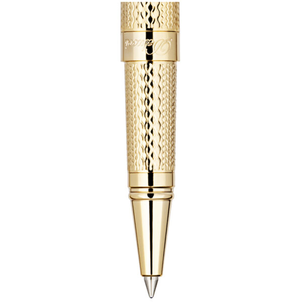 Ручка-роллер Delucci "Celeste", синяя, 0,6мм, цвет корпуса - золото, подар.уп.