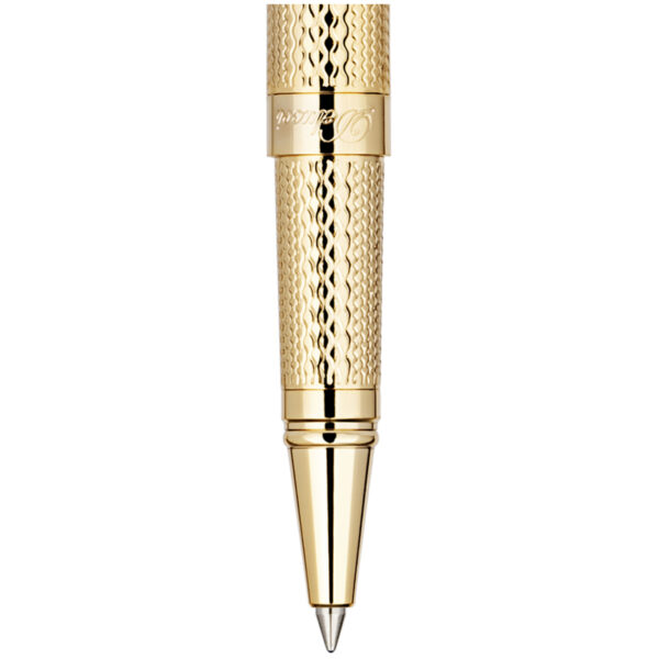 Набор Delucci "Celeste": ручка шарик., 1мм и ручка-роллер, 0,6мм, синие, корпус золото, подар.уп.