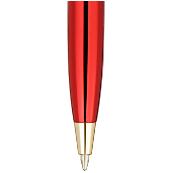 Набор Delucci "Rosso": ручка шарик., 1мм и ручка-роллер, 0,6мм, синие, корпус вишн/зол., подар.уп.