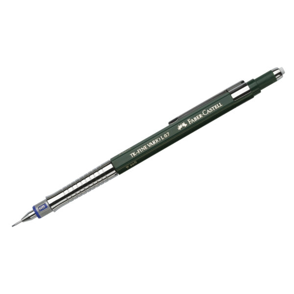 Карандаш механический Faber-Castell "TK-Fine Vario L", HB, 0,7мм, с ластиком