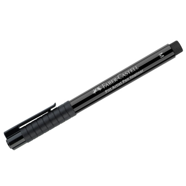 Ручка капиллярная Faber-Castell "Pitt Artist Pen Fineliner M" черная, 0,7мм