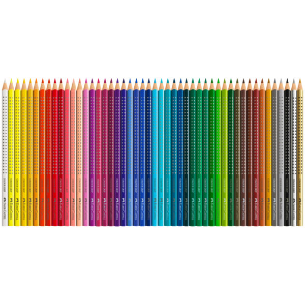 Карандаши цветные Faber-Castell "Grip", 48цв., трехгран., заточен., картон., европодвес