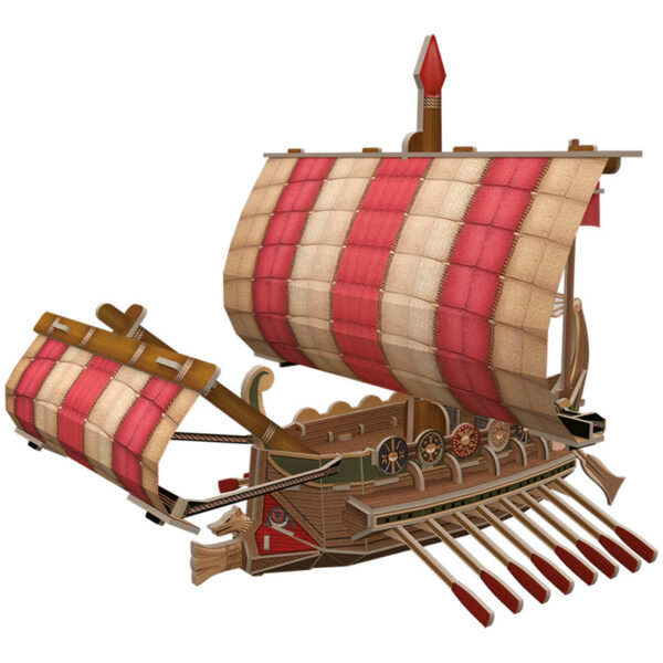 Модель для сборки из пенополистирола Rezark "Корабли. Римский военный корабль", картонная коробка STH-005