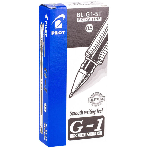Ручка гелевая Pilot "G-1" черная, 0,5мм