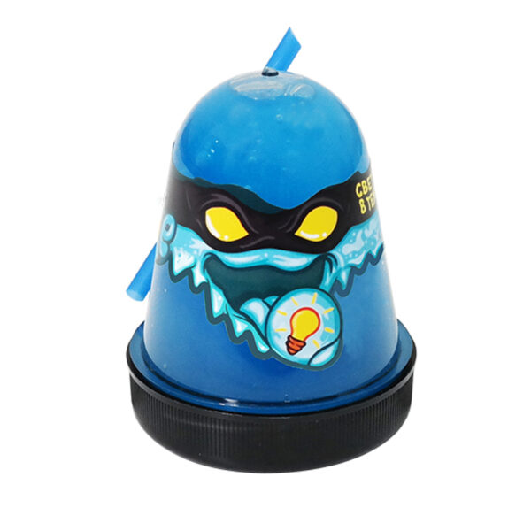 Слайм Slime "Ninja", синий, светится в темноте, 130г