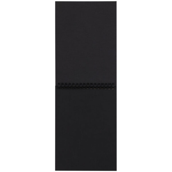 Скетчбук 40л., А5 ArtSpace "Black line. Strokes", на гребне, 120г/м2, черный блок