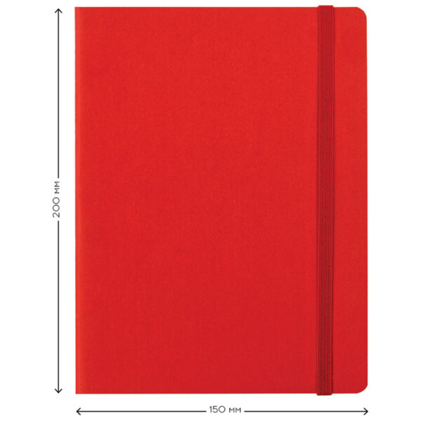 Скетчбук для акварели 18л., 150*200 Greenwich Line, красный, 100% хлопок, 200г/м2, на резинке