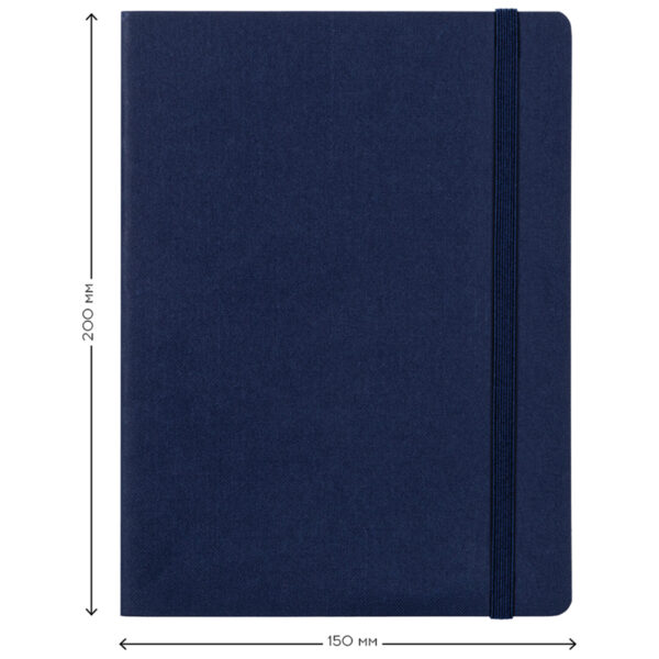 Скетчбук для акварели 18л., 150*200 Greenwich Line, темно-синий, 100% хлопок, 200г/м2, на резинке