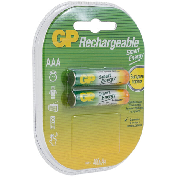 Аккумулятор GP AAA (HR03) 400mAh 2BL