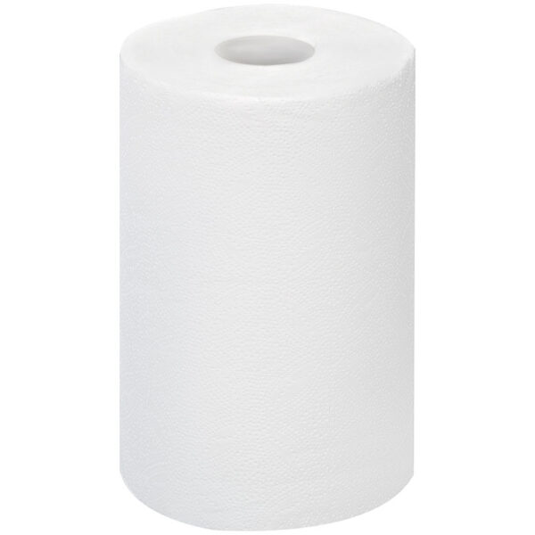 Полотенца бумажные в рулонах OfficeClean, 2-слойные, 8шт., 12м/рул., тиснение, белые