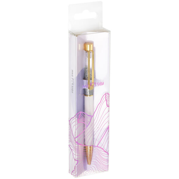 Ручка шариковая автоматическая MESHU "Lilac sand" синяя, 1,0мм