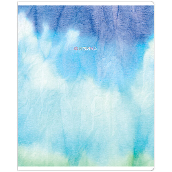 Тетрадь предметная 48л. MESHU "Candy color" - Физика, "софт-тач" ламинация, тиснение фольгой