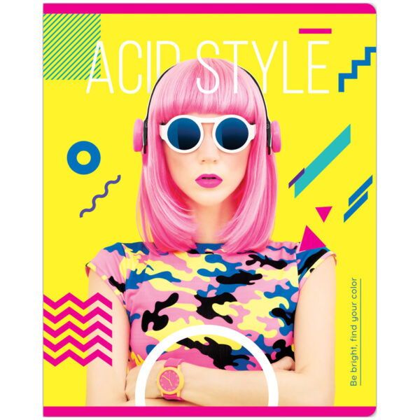 Тетрадь 48л., А5, клетка ArtSpace "Микс. Girl's collection"
