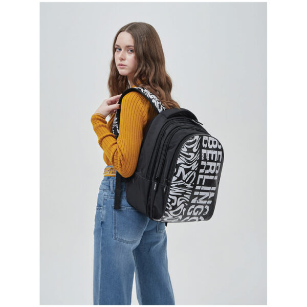 Рюкзак Berlingo inStyle "Monochrome" 41*27*20см, 3 отделения, 1 карман, эргономичная спинка