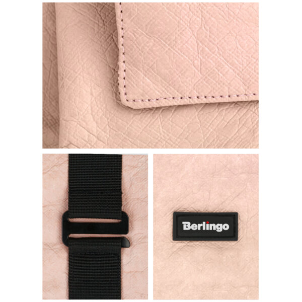 Рюкзак Berlingo Trends "Eco pink" 36*28,5*13см, 1 отделение, тайвек