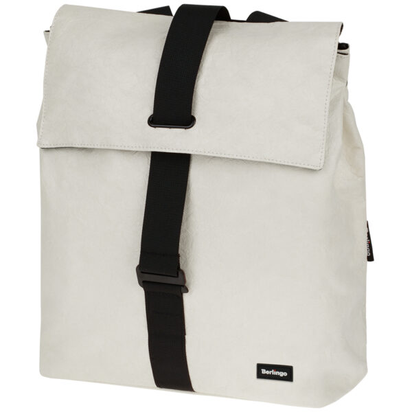 Рюкзак Berlingo Trends "Eco white" 36*28,5*13см, 1 отделение, тайвек