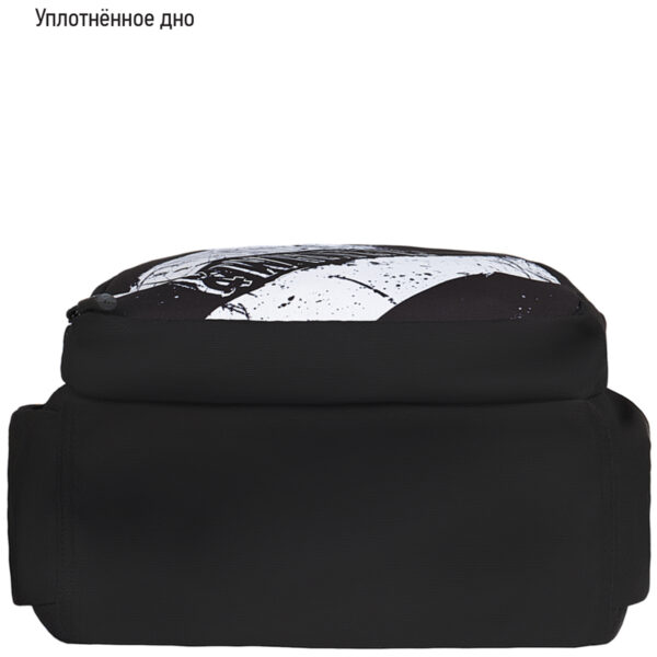 Рюкзак Berlingo Light "Black White" 39,5*28*16см, 2 отделения, 3 кармана, уплотненная спинка