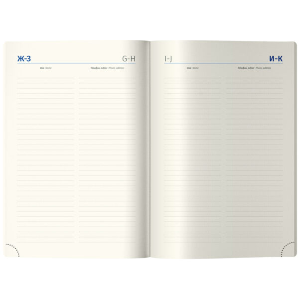 Ежедневник недатированный, А5, 136л., кожзам, Berlingo "Monochrome", черный срез, с рисунком