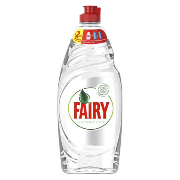 Средство для мытья посуды Fairy "Pure&Clean", 650мл