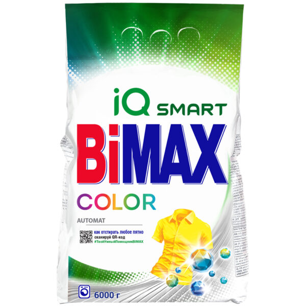 Порошок для машинной стирки BiMax "Color", 6кг