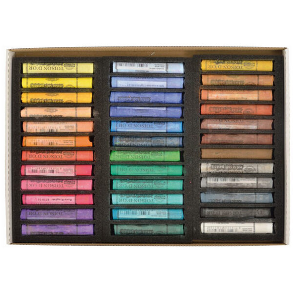 Пастель художественная Koh-I-Noor "Toison D or Extra Soft 8555", 36 цветов, картон. упаковка