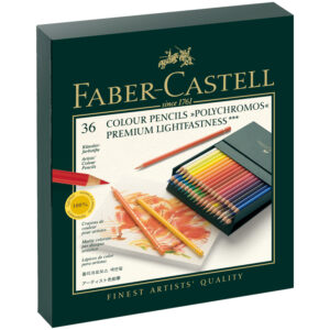 Карандаши цветные художественные Faber-Castell "Polychromos" 36цв., заточен., студийная коробка